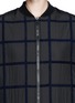 Detail View - Click To Enlarge - 3.1 PHILLIP LIM - Windowpane check wool bomber coat
