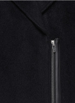 Detail View - Click To Enlarge - T BY ALEXANDER WANG - Mohair felt coat