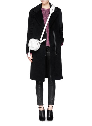 Figure View - Click To Enlarge - T BY ALEXANDER WANG - Mohair felt coat