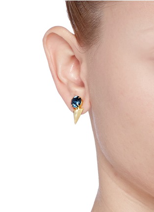 Figure View - Click To Enlarge - JOOMI LIM - Arrowhead spike crystal earrings