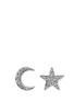 Main View - Click To Enlarge - KHAI KHAI - 'Moon & Star' diamond earrings