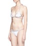 Figure View - Click To Enlarge - SAME SWIM - 'The Vixen' cross front stud triangle bikini top