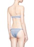 Back View - Click To Enlarge - SAME SWIM - 'The Babe' stitched denim effect bandeau top