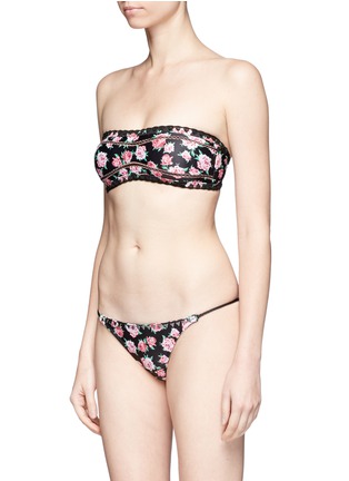 Figure View - Click To Enlarge - SAME SWIM - 'The Babe' floral print bandeau top