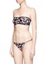 Figure View - Click To Enlarge - SAME SWIM - 'The Babe' floral print bandeau top