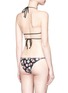 Back View - Click To Enlarge - SAME SWIM - 'The Vixen' stud floral print bikini top