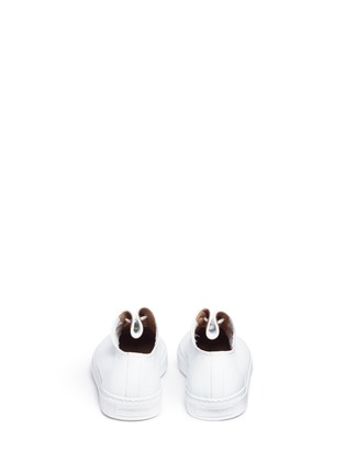 Back View - Click To Enlarge - SOLOVIERE - 'HervÃ© en ville' leather sneakers