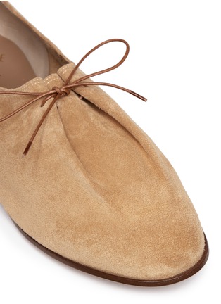 Detail View - Click To Enlarge - SOLOVIERE - 'Matthieu' suede wallaby shoes