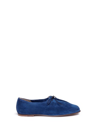 Main View - Click To Enlarge - SOLOVIERE - 'Matthieu' suede wallaby shoes