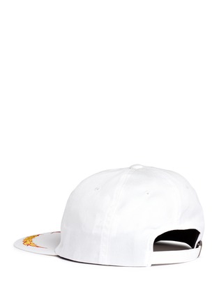 Figure View - Click To Enlarge - STUDIO SEVEN - Flame embroidered baseball cap