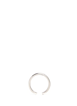 Figure View - Click To Enlarge - PHILIPPE AUDIBERT - 'Stuart' grooved open ring