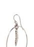 Detail View - Click To Enlarge - PHILIPPE AUDIBERT - 'Athalia' feather charm circle drop earrings