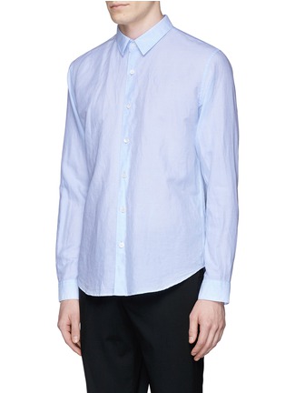 Front View - Click To Enlarge - THEORY - 'Rammy NP' linen-cotton shirt