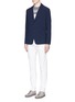 Figure View - Click To Enlarge - THEORY - 'SYD' cutout underarm soft blazer