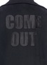 Detail View - Click To Enlarge - KENZO - 'Come Out' slogan embroidered track jacket