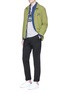 Figure View - Click To Enlarge - KENZO - 'K-Fit' twill pants