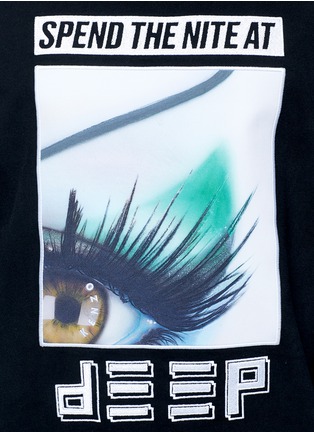 Detail View - Click To Enlarge - KENZO - 'Eye x Flyer' logo patch sweatshirt
