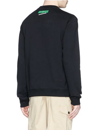 Back View - Click To Enlarge - KENZO - 'Tiger x Flyer' logo embroidered sweatshirt