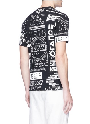 Back View - Click To Enlarge - KENZO - 'Flyers' print T-shirt