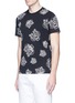 Front View - Click To Enlarge - KENZO - Allover tiger head print T-shirt
