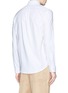 Back View - Click To Enlarge - KENZO - Knit logo cotton Oxford shirt