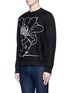 Front View - Click To Enlarge - PS PAUL SMITH - Cactus embroidered cotton sweatshirt