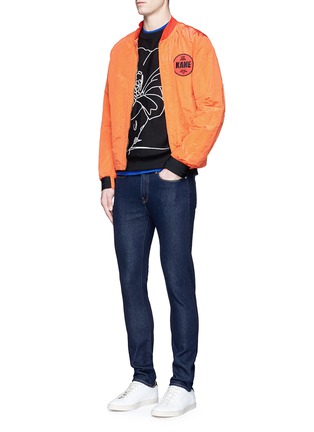 Figure View - Click To Enlarge - PS PAUL SMITH - Cactus embroidered cotton sweatshirt