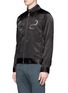 Front View - Click To Enlarge - PS PAUL SMITH - Snake graphic embroidered blouson jacket