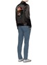 Figure View - Click To Enlarge - PS PAUL SMITH - Snake graphic embroidered blouson jacket