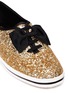 Detail View - Click To Enlarge - KEDS - Tuxedo bow glitter sneakers