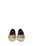 Front View - Click To Enlarge - KEDS - Tuxedo bow glitter sneakers