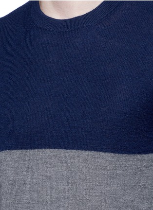 Detail View - Click To Enlarge - RAG & BONE - 'Camden' colourblock cashmere sweater