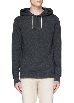Main View - Click To Enlarge - SCOTCH & SODA - 'Home Alone' French terry hoodie