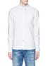 Main View - Click To Enlarge - SCOTCH & SODA - Graphic embroidered cotton shirt