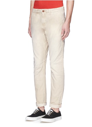 Front View - Click To Enlarge - SCOTCH & SODA - Washed cotton twill chinos