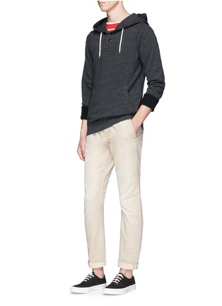 Figure View - Click To Enlarge - SCOTCH & SODA - Washed cotton twill chinos