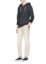 Figure View - Click To Enlarge - SCOTCH & SODA - Washed cotton twill chinos