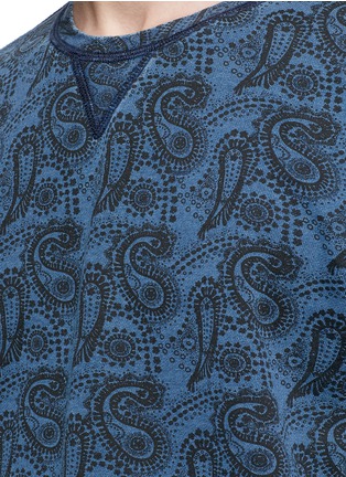 Detail View - Click To Enlarge - SCOTCH & SODA - Paisley print French terry sweatshirt