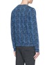 Back View - Click To Enlarge - SCOTCH & SODA - Paisley print French terry sweatshirt