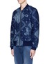 Front View - Click To Enlarge - SCOTCH & SODA - Bandana print quilted bomber jacket