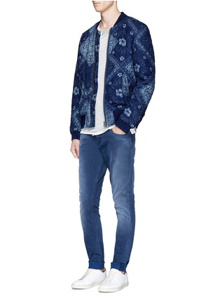 Figure View - Click To Enlarge - SCOTCH & SODA - Bandana print quilted bomber jacket