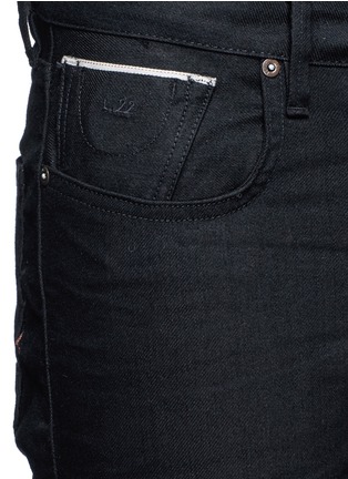 Detail View - Click To Enlarge - SCOTCH & SODA - 'Lot 22 Tye' slim fit selvedge jeans