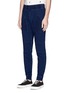Front View - Click To Enlarge - SCOTCH & SODA - Cloqué panel French terry jogging pants