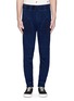 Main View - Click To Enlarge - SCOTCH & SODA - Cloqué panel French terry jogging pants