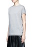 Front View - Click To Enlarge - TOGA ARCHIVES - Knotted back fringe cotton T-shirt