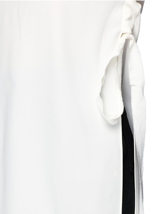Detail View - Click To Enlarge - ELLERY - 'Purify' flared sleeve ruched side top