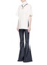 Front View - Click To Enlarge - ELLERY - 'Blasphemy' funnel neck crepe cady top