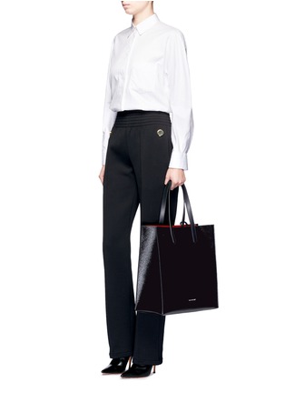 Figure View - Click To Enlarge - GIVENCHY - 'Stargate' medium faux saffiano leather tote