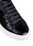 Detail View - Click To Enlarge - GIVENCHY - 'Urban Street' croc embossed leather sneakers