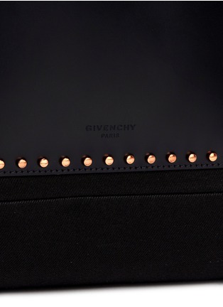  - GIVENCHY - 'Rider' round stud leather panel backpack
